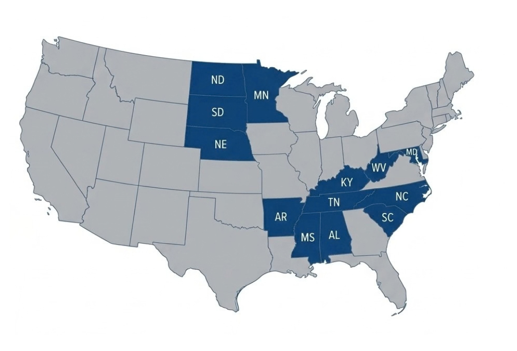 Our member network covers multiple regions across the US. - www.fortifiedagencies.com